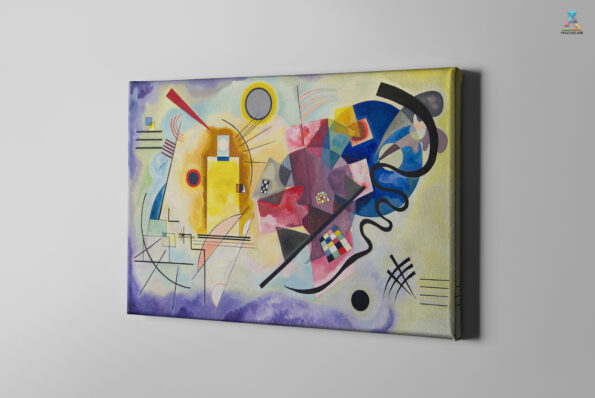 Jaune Rouge Bleu (Yellow-Red-Blue) by Wassily Kandinsky, Home Decor, Wall Art on Canvas Print 36''X24''